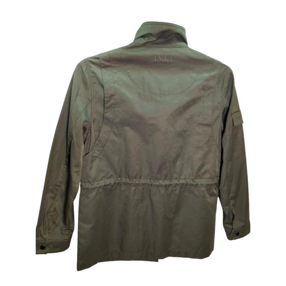 NVLT Cinch Waist Field Jacket in Olive Khaki SIZE Small - Picture 4 of 6